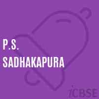 P.S. Sadhakapura Primary School Logo