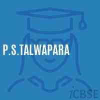 P.S.Talwapara Primary School Logo