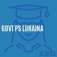 Govt Ps Luraina Primary School Logo