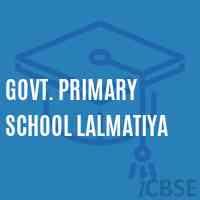 Govt. Primary School Lalmatiya Logo