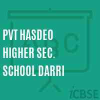 Pvt Hasdeo Higher Sec. School Darri Logo