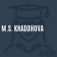 M.S. Khaddhova Middle School Logo
