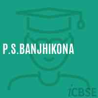 P.S.Banjhikona Primary School Logo