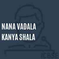 Nana Vadala Kanya Shala Middle School Logo