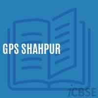 Gps Shahpur Primary School Logo
