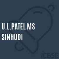 U.L.Patel Ms Sinhudi Middle School Logo