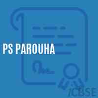 Ps Parouha Primary School Logo