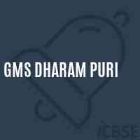 Gms Dharam Puri Middle School Logo