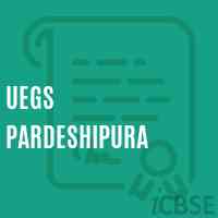 Uegs Pardeshipura Primary School Logo