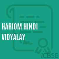 Hariom Hindi Vidyalay Middle School Logo