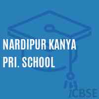 Nardipur Kanya Pri. School Logo