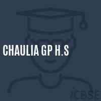 Chaulia Gp H.S School Logo