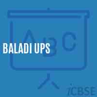 Baladi UPS Middle School Logo