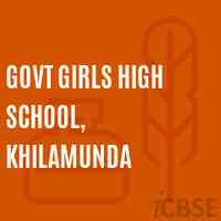 Govt Girls High School, Khilamunda Logo