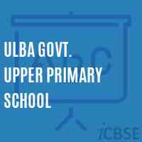 Ulba Govt. Upper Primary School Logo