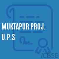 Muktapur Proj. U.P.S Middle School Logo