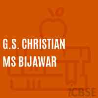 G.S. Christian Ms Bijawar Middle School Logo