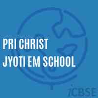 Pri Christ Jyoti Em School Logo