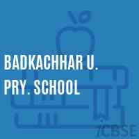 Badkachhar U. Pry. School Logo