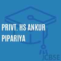 Privt. Hs Ankur Pipariya Secondary School Logo