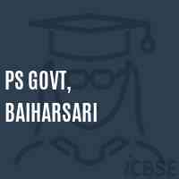 Ps Govt, Baiharsari Primary School Logo