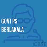 Govt Ps Berlakala Primary School Logo
