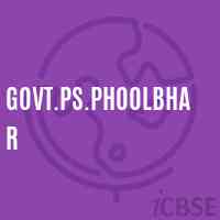 Govt.Ps.Phoolbhar Primary School Logo