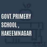 Govt.Primery School , Hakeemnagar Logo