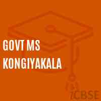 Govt Ms Kongiyakala Middle School Logo