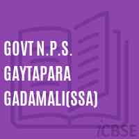 Govt N.P.S. Gaytapara Gadamali(Ssa) Primary School Logo
