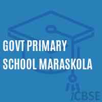 Govt Primary School Maraskola Logo