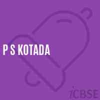 P S Kotada Primary School Logo