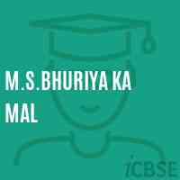 M.S.Bhuriya Ka Mal Middle School Logo