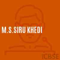 M.S.Siru Khedi Middle School Logo