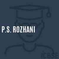 P.S. Rozhani Primary School Logo