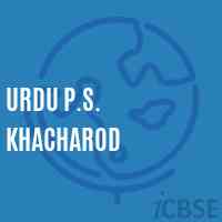Urdu P.S. Khacharod Primary School Logo