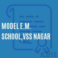 Model E.M. School,Vss Nagar Logo