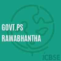 Govt.Ps Rawabhantha Primary School Logo