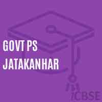 Govt Ps Jatakanhar Primary School Logo