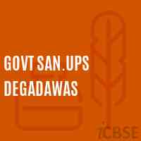 Govt San.Ups Degadawas Middle School Logo