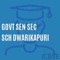 Govt Sen Sec Sch Dwarikapuri High School Logo