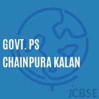 Govt. Ps Chainpura Kalan Primary School Logo