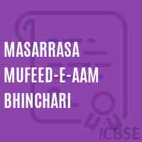 Masarrasa Mufeed-E-Aam Bhinchari Middle School Logo