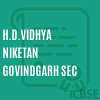 H.D.Vidhya Niketan Govindgarh Sec Secondary School Logo