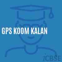 Gps Koom Kalan Primary School Logo