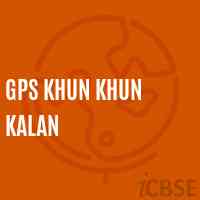 Gps Khun Khun Kalan Primary School Logo