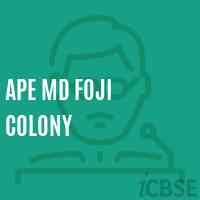 Ape Md Foji Colony Middle School Logo