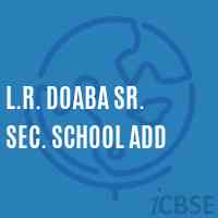 L.R. Doaba Sr. Sec. School Add Logo