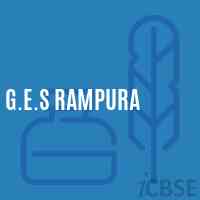 G.E.S Rampura Primary School Logo