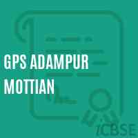 Gps Adampur Mottian Primary School Logo